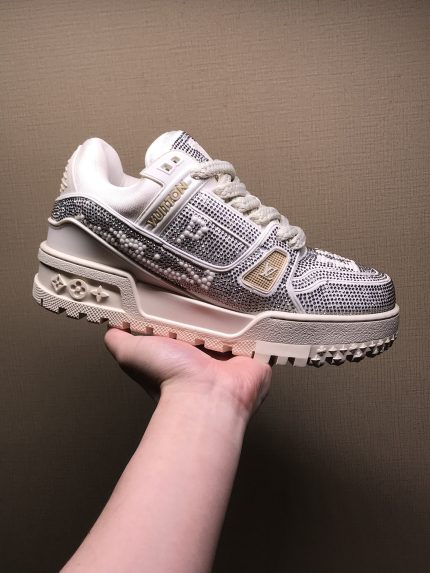 Louis Vuitton Trainer Maxi Low Leather Sneaker｜Chunky Comfort Meets Iconic Street Style