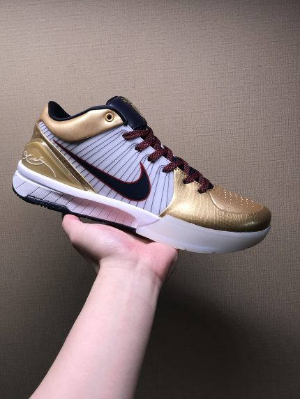 Pure Original Version, No Pressure on the Court! Nike Zoom Kobe 4 Protro Kobe IV "Team Redemption" Low-Top Men's Basketball Shoes